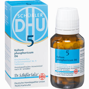 Abbildung von Biochemie 5 Kalium Phosphoricum D6 Tabletten DHU-Arzneimittel GmbH & Co. KG 200 Stück