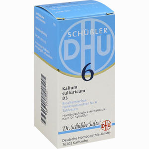 Biochemie 6 Kalium Sulfuricum D3 Tabletten 200 Stück - ab 0,00 &euro;