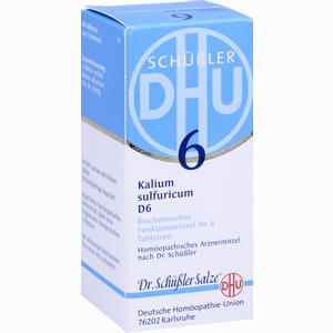 Biochemie 6 Kalium Sulfuricum D6 Tabletten 80 Stück - ab 3,79 €