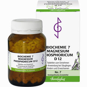 Biochemie 7 Magnesium Phosphoricum D12 Tabletten 500 Stück - ab 9,87 €