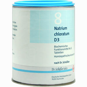 Biochemie 8 Natrium Chloratum D3 Tabletten 1000 Stück - ab 0,00 &euro;