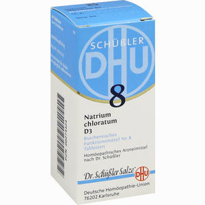Biochemie 8 Natrium Chloratum D3 Tabletten DHU-Arzneimittel GmbH & Co. KG 80 Stück - ab 0,00 &euro;