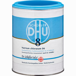 Biochemie 8 Natrium Chloratum D6 Tabletten 1000 Stück - ab 30,76 €