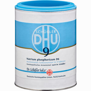 Biochemie 9 Natrium Phosphoricum D6 Tabletten 1000 Stück - ab 0,00 €