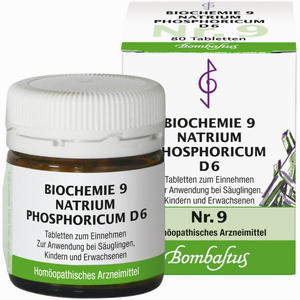 Abbildung von Biochemie 9 Natrium Phosphoricum D6 Tabletten 80 Stück