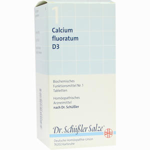 Biochemie Dhu 1 Calcium Fluoratum D3 Tabletten  420 Stück - ab 0,00 &euro;