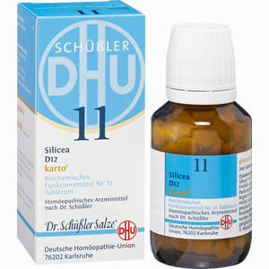 Biochemie Dhu 11 Silicea D12 Karto Tabletten 200 Stück - ab 0,00 €