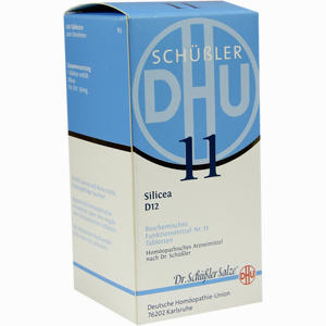 Biochemie Dhu 11 Silicea D12 Tabletten  420 Stück - ab 11,90 €
