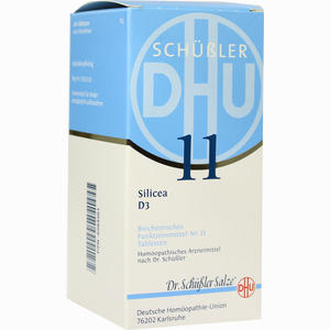 Biochemie Dhu 11 Silicea D3 Tabletten  420 Stück - ab 0,00 &euro;