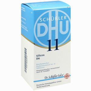 Abbildung von Biochemie Dhu 11 Silicea D6 Tabletten  420 Stück