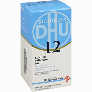 Biochemie Dhu 12 Calcium Sulfuricum D6 Tabletten  420 Stück - ab 12,12 €