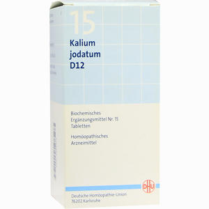 Biochemie Dhu 15 Kalium Jodatum D12 Tabletten  420 Stück - ab 16,02 &euro;