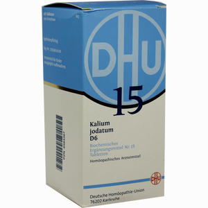 Biochemie Dhu 15 Kalium Jodatum D6 Tabletten  420 Stück - ab 0,00 €