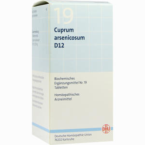 Biochemie Dhu 19 Cuprum Arsenicosum D12 Tabletten  420 Stück - ab 0,00 €