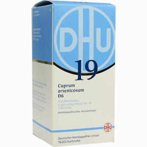 Biochemie Dhu 19 Cuprum Arsenicosum D6 Tabletten  420 Stück - ab 0,00 €