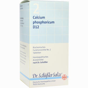Biochemie Dhu 2 Calcium Phosphoricum D12 Tabletten  420 Stück - ab 0,00 &euro;