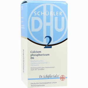 Biochemie Dhu 2 Calcium Phosphoricum D6 Tabletten  420 Stück - ab 12,03 €