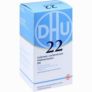Biochemie Dhu 22 Calcium Carbonicum D6 Tabletten  420 Stück - ab 0,00 &euro;