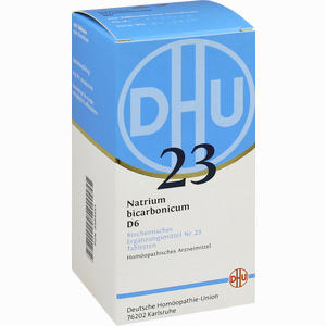 Biochemie Dhu 23 Natrium Bicarbonicum D6 Tabletten  420 Stück - ab 0,00 €