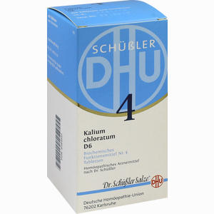 Biochemie Dhu 4 Kalium Chloratum D6 Tabletten  420 Stück - ab 12,04 €