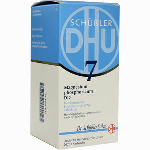 Biochemie Dhu 7 Magnesium Phosphoricum D12 Tabletten  420 Stück - ab 0,00 €