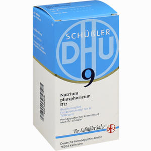 Biochemie Dhu 9 Natrium Phosphoricum D12 Tabletten  420 Stück - ab 15,39 €