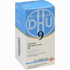 Biochemie Dhu 9 Natrium Phosphoricum D6 Tabletten  420 Stück - ab 11,98 €