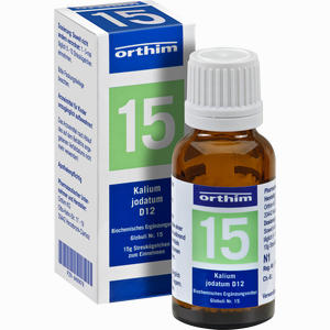 Biochemie Globuli Nr.15 Kalium Jodatum D12  15 g - ab 0,00 €