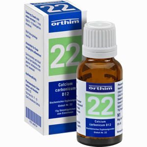 Biochemie Globuli Nr.22 Calcium Carbonicum D12  15 g - ab 0,00 &euro;