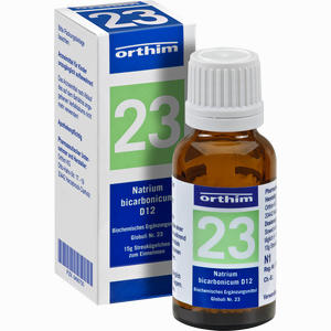 Biochemie Globuli Nr.23 Natrium Bicarbonicum D12  15 g - ab 0,00 €