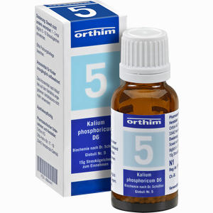 Biochemie Globuli Nr. 5 Kalium Phosphoricum D6  15 g - ab 0,00 &euro;