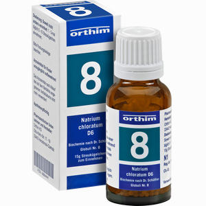 Biochemie Globuli Nr. 8 Natrium Chloratum D6  15 g - ab 0,00 &euro;
