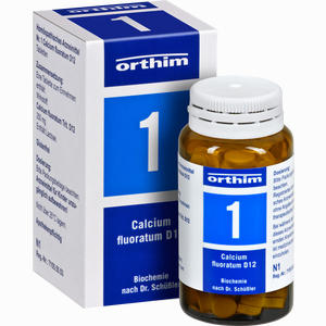 Biochemie Orthim Nr. 1 Calcium Fluoratum D12 Tabletten 100 Stück - ab 0,00 €