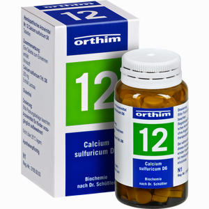 Biochemie Orthim Nr. 12 Calcium Sulfuricum D6 Tabletten 100 Stück - ab 0,00 €