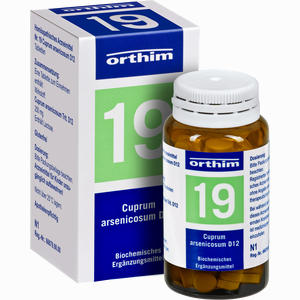 Biochemie Orthim Nr. 19 Cuprum Arsenicosum D12 Tabletten 100 Stück - ab 0,00 &euro;