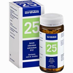 Biochemie Orthim Nr.25 Aurum Chloratum Natron.d12 Tabletten 400 Stück - ab 0,00 €