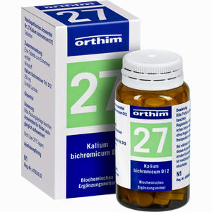 Biochemie Orthim Nr. 27 Kalium Bichromicum D12 Tabletten 100 Stück - ab 0,00 &euro;