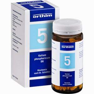 Biochemie Orthim Nr.5 Kalium Phosphoricum D6 Tabletten 400 Stück - ab 0,00 €