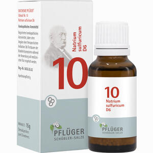 Biochemie Pflüger Globuli Nr.10 Natrium Sulfuricum D6  15 g - ab 6,00 €