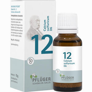 Biochemie Pflüger Globuli Nr.12 Calcium Sulfuricum D6  15 g - ab 6,31 €