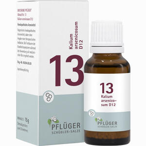 Biochemie Pflüger Globuli Nr.13 Kalium Arsenicosum D12  15 g - ab 6,31 €
