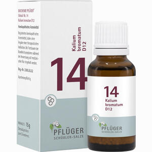 Biochemie Pflüger Globuli Nr.14 Kalium Bromatum D12  15 g - ab 6,31 €