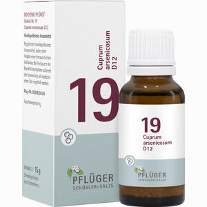 Biochemie Pflüger Globuli Nr.19 Cuprum Arsenicosum D12  15 g - ab 6,21 €