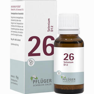 Biochemie Pflüger Globuli Nr. 26 Selenium D12  15 g - ab 6,21 €