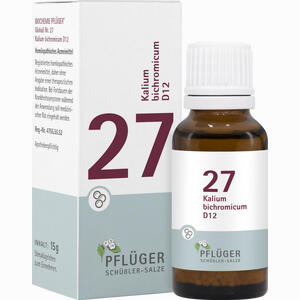 Biochemie Pflüger Globuli Nr. 27 Kalium Bichromicum D12  15 g - ab 6,07 €