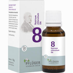 Biochemie Pflüger Globuli Nr. 8 Natrium Chloratum D6  15 g - ab 6,18 €