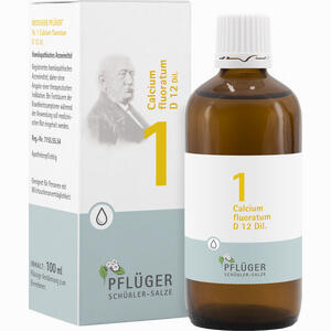 Biochemie Pflüger Nr. 1 Calcium Fluoratum D12 Dil. Tropfen 100 ml - ab 17,89 €