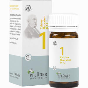 Biochemie Pflüger Nr. 1 Calcium Fluoratum D12 Tabletten 100 Stück - ab 3,03 €