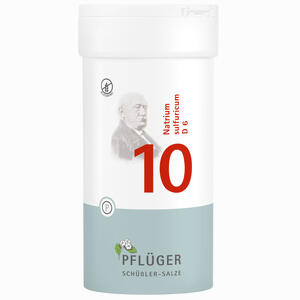 Biochemie Pflüger Nr. 10 Natrium Sulfuricum D6 Tabletten 400 Stück - ab 9,93 €