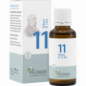 Biochemie Pflüger Nr. 11 Silicea D12 Dil. Tropfen 30 ml - ab 6,93 €